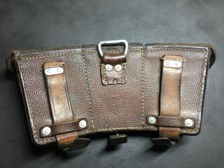 1938 Dated German Ww2 Mauser K98 Rifle Ammo Pouch