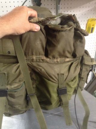US Army USMC VIETNAM ERA Alice Pack Backpack w/ frame 3