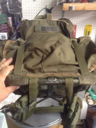 US Army USMC VIETNAM ERA Alice Pack Backpack w/ frame 5