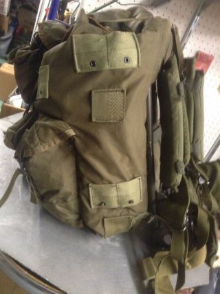 US Army USMC VIETNAM ERA Alice Pack Backpack w/ frame 6