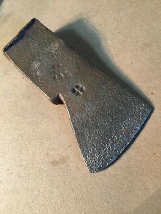 Revolutionary War 18th Century French Fur Trade Marked 5 1/2 Inch Trade Axe 1720 3