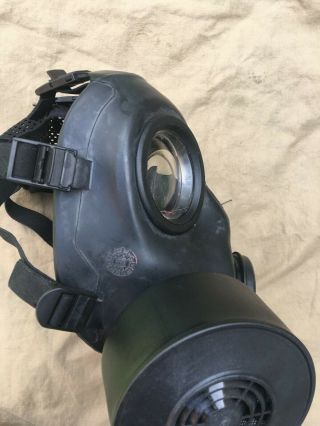 RARE British SAS SBS CT12 Double Filter Gas Mask Respirator & 6