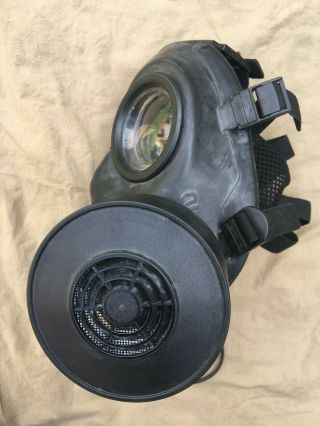 RARE British SAS SBS CT12 Double Filter Gas Mask Respirator & 8