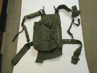Us Korean War Era An/prs - 3 Mine Detector Bag Backpack Carrying Harness Only