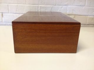 Antique Late 19th Early 20th Century Mahogany Inlaid Vanity Box LMT From FLM 3