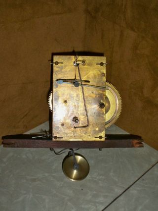 Antique Seth Thomas No.  1 Regulator Weight Driven Clock Movement W/ Seconds Bit