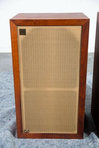 Mid Century Modern Speakers Vintage Acoustic Research AR - 3 AR3 Set 11