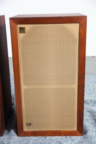 Mid Century Modern Speakers Vintage Acoustic Research AR - 3 AR3 Set 12