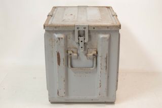 Vintage MK - 2 LARGE Ammo Component Box Crate 982443 - C Ammunition Industrial Metal 3