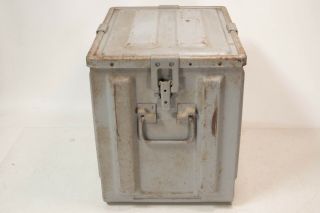 Vintage MK - 2 LARGE Ammo Component Box Crate 982443 - C Ammunition Industrial Metal 6