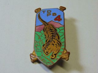 French Indochina Indochine Tieu Doan 4 Phao Binh Insignia Badge Drago Made