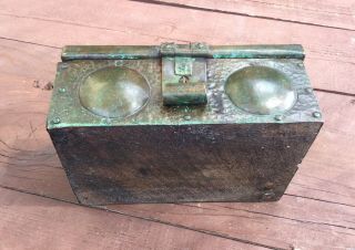 John Pearson Arts Crafts Era Hammered Copper Repousse Box Newlyn School RARE 9