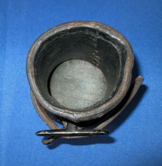 U.  S.  Civil War Era Model 1859 Carbine Boot Socket with Wood Bottom 3