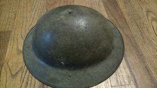 World War 1 Us Army Dough Boy Helmet Numbered Fks 2