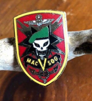 Vietnam War Mac V Sog Beer Can Special Forces Di Pin