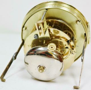 Fully Serviced Antique French 8Day Striking Clock Movement Sevres Porcelain Dial 4