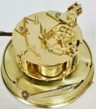 Fully Serviced Antique French 8Day Striking Clock Movement Sevres Porcelain Dial 8