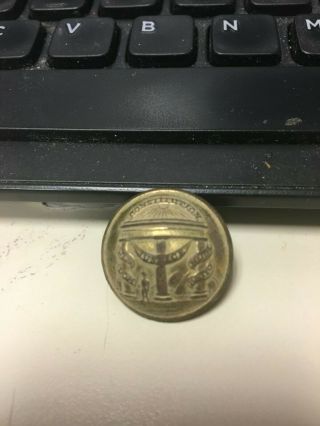 Confederate States Georgia State Seal Coat Button 11