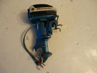 Vintage 1960s Evinrude Toy Boat Motor Electric Big Twin 35 Japan As Found