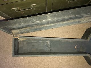 Old Antique Civil War Era Period Wood Parlor Guitar Case Coffin Style Gettysburg 11