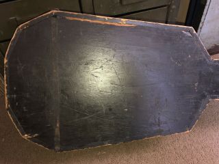 Old Antique Civil War Era Period Wood Parlor Guitar Case Coffin Style Gettysburg 5