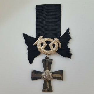 A Finnish Order Of Liberty Cross 4th Class,  Cross Of Mourning