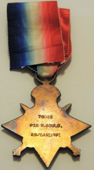 WW1 29th CEF Vancouver KIA Trio Victory Medal War Medal silver 1914 1915 Star 4