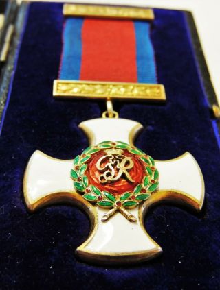 Stunning Ww1 Ww2 George Vi Dso Distinguished Service Order Medal Award Cased