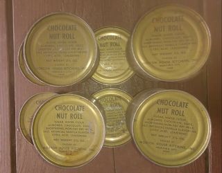 Military Dod Vietnam Army Usmc C - Ration - Chocolate Nut Roll 10 Ea Cans.  Z