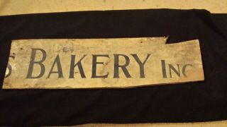 Antique Primitive Wooden Bakery Sign,  Rustic Country,  Home,  Kitchen,  Decor,  Wood