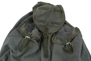 WWII Luftwaffe German Combat Rucksack LW Blue Canvas Backpack WW2 Wehrmacht 1940 3