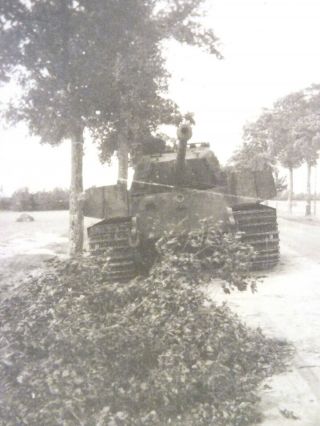 Ww2 Captured German King Tiger Tank Photo,  Nov.  1944.