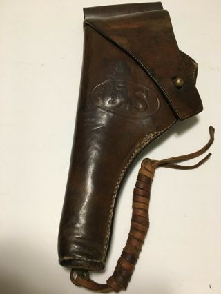 Us M1917.  45 Revolver Leather Holster