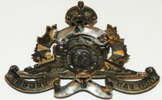 WW1 CEF 61st Overseas Field Battery RCA Canadian Artillery Lethbridge cap badge 9