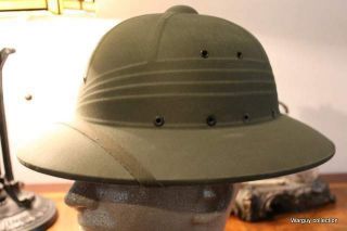 Wwii Usn Navy Pith Helmet Minty Corpsman Aviator Pacific