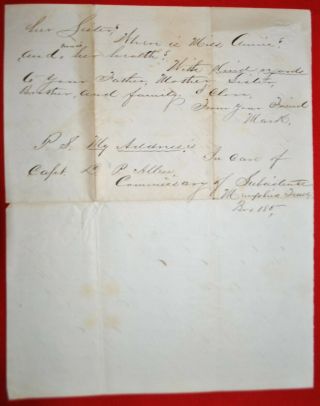 1863 & 1864 Letters from Civil War Soldiers - Vicksburg River Battle,  Nashville 5