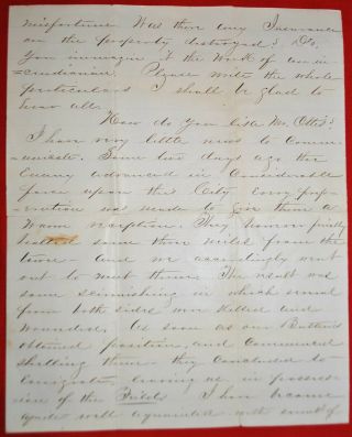 1863 & 1864 Letters from Civil War Soldiers - Vicksburg River Battle,  Nashville 7