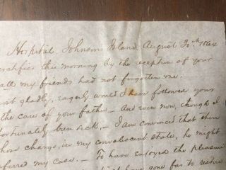 Civil War POW Prisoner Of War Letter From Johnson’s Island Ohio 18th Mississippi 9