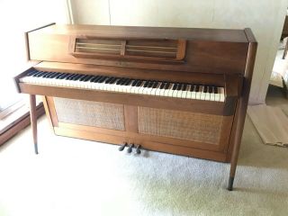 1960’s Danish Mid Century Modern Baldwin Acrosonic Piano Style 947 Scandinavian
