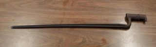 Civil War Era Socket Bayonet Marked Us 21 " Long Oal