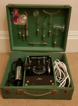 Vintage Holo Electron Model M8 Violet Ray Machine With Wands