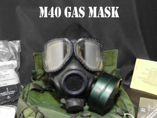 US MILITARY M - 40 Gas Mask w/ Carrier,  Complete Size Large 6