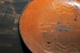 Vintage Circa 1800 ' s Redware Plate 5