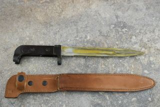 Bulgarian Bayonet Military Knife Blade Scabbard Russian Type Soviet Ussr