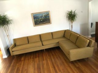 Vintage Milo Baughman For Thayer Coggin Sectional Sofa Mid Century Modern Couch