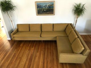 Vintage MILO BAUGHMAN For THAYER COGGIN Sectional SOFA Mid Century Modern COUCH 2