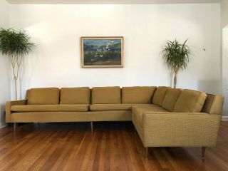 Vintage MILO BAUGHMAN For THAYER COGGIN Sectional SOFA Mid Century Modern COUCH 3