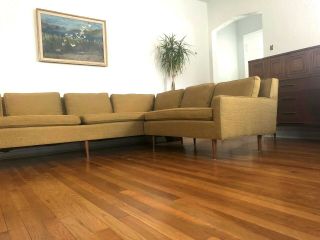 Vintage MILO BAUGHMAN For THAYER COGGIN Sectional SOFA Mid Century Modern COUCH 9