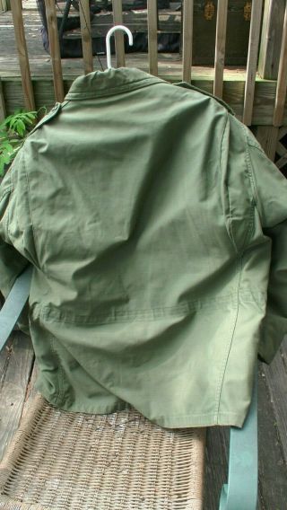USGI Post Vietnam Era M - 65 Jacket Large Regular With Liner Made In 1977 2