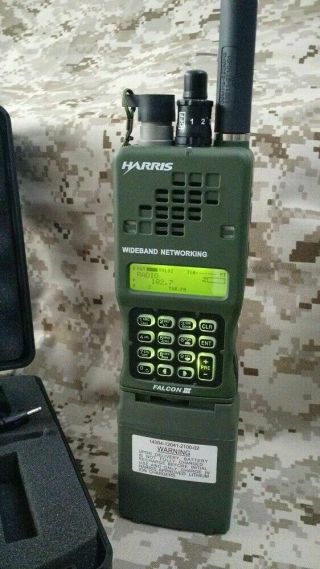 6 PINS MILITARY THALES HARRIS MULTIBAND PRC152 PRC - 152 TWO WAY RADIO WATERPROOF 3